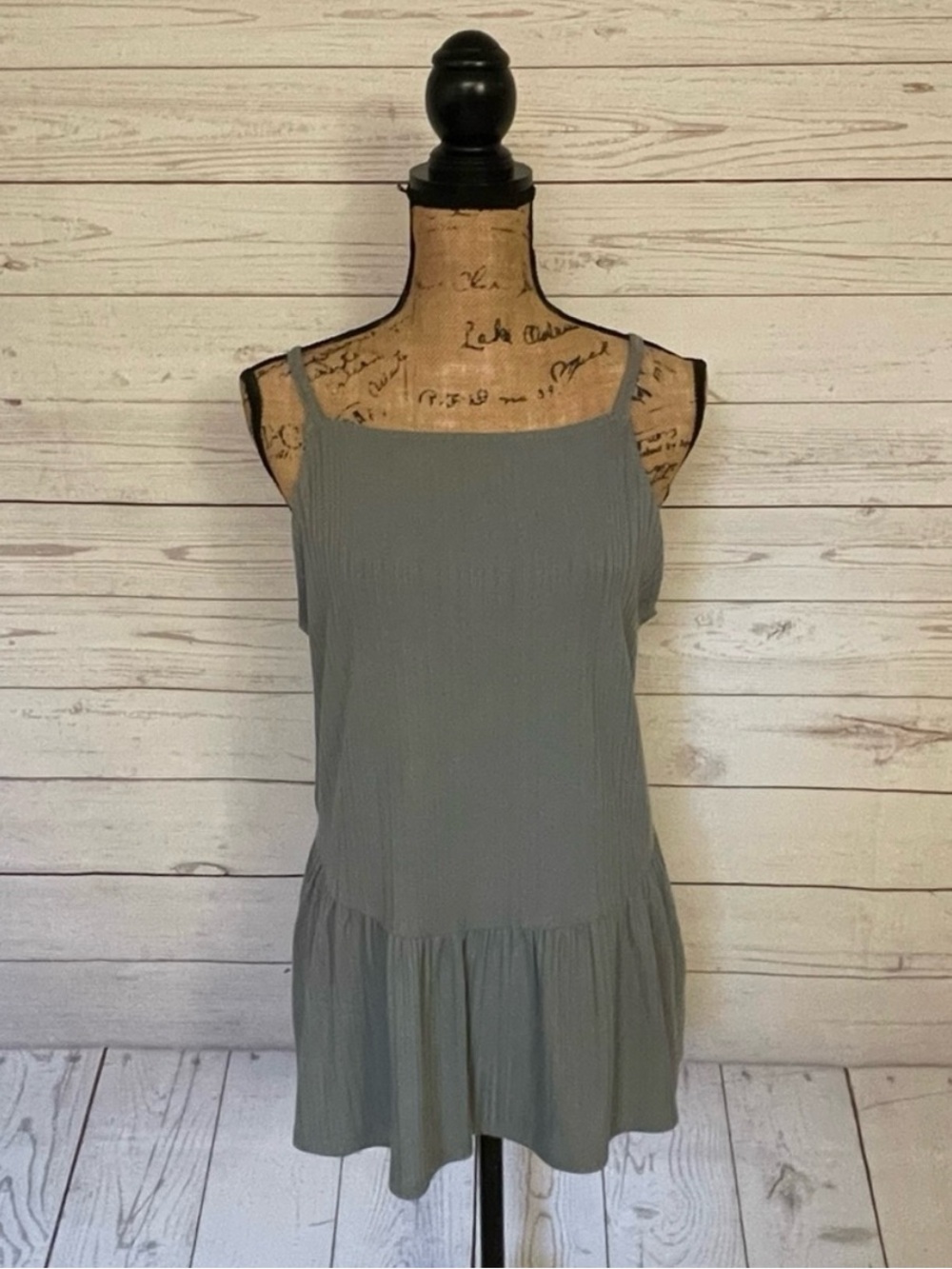 Maurices Sage Green Tank Top Dress